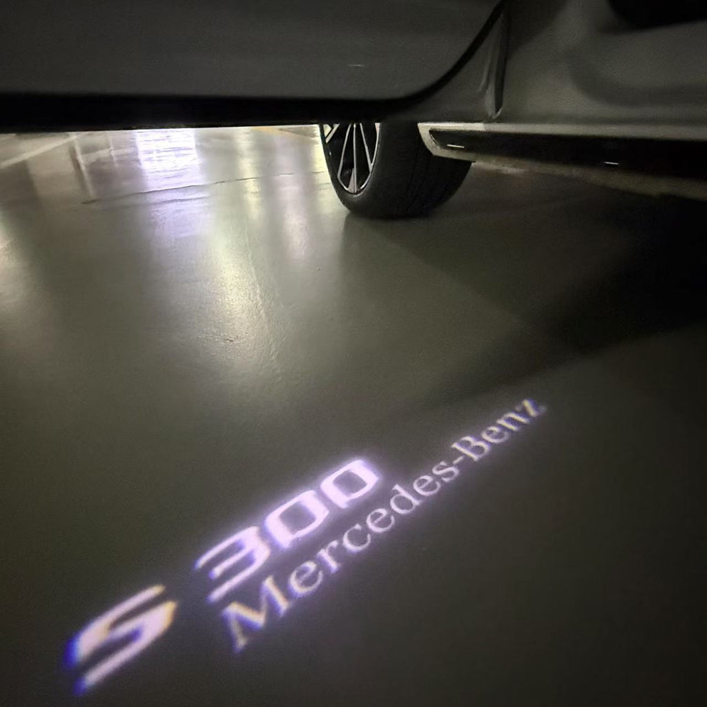 أضواء بروجكتور شعار MERCEDES BENZ رقم 03 (الكمية 1 = 1 مجموعة / 2 أضواء باب)