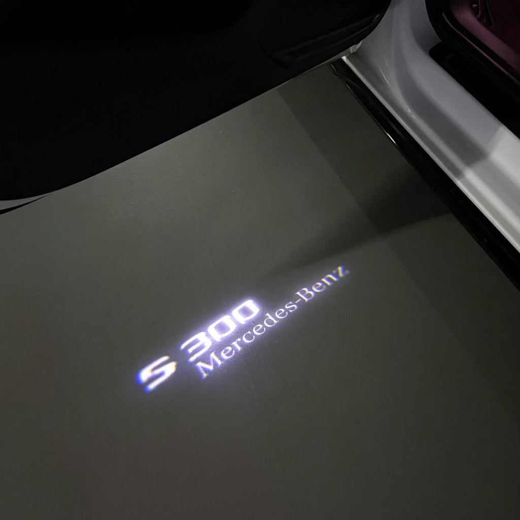 أضواء بروجكتور شعار MERCEDES BENZ رقم 03 (الكمية 1 = 1 مجموعة / 2 أضواء باب)