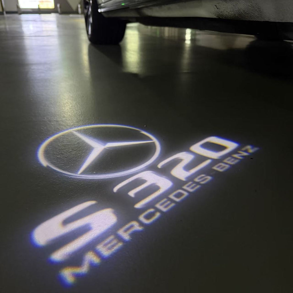 أضواء بروجكتور شعار MERCEDES BENZ رقم 03 (الكمية 1 = 1 مجموعة / 2 أضواء باب)