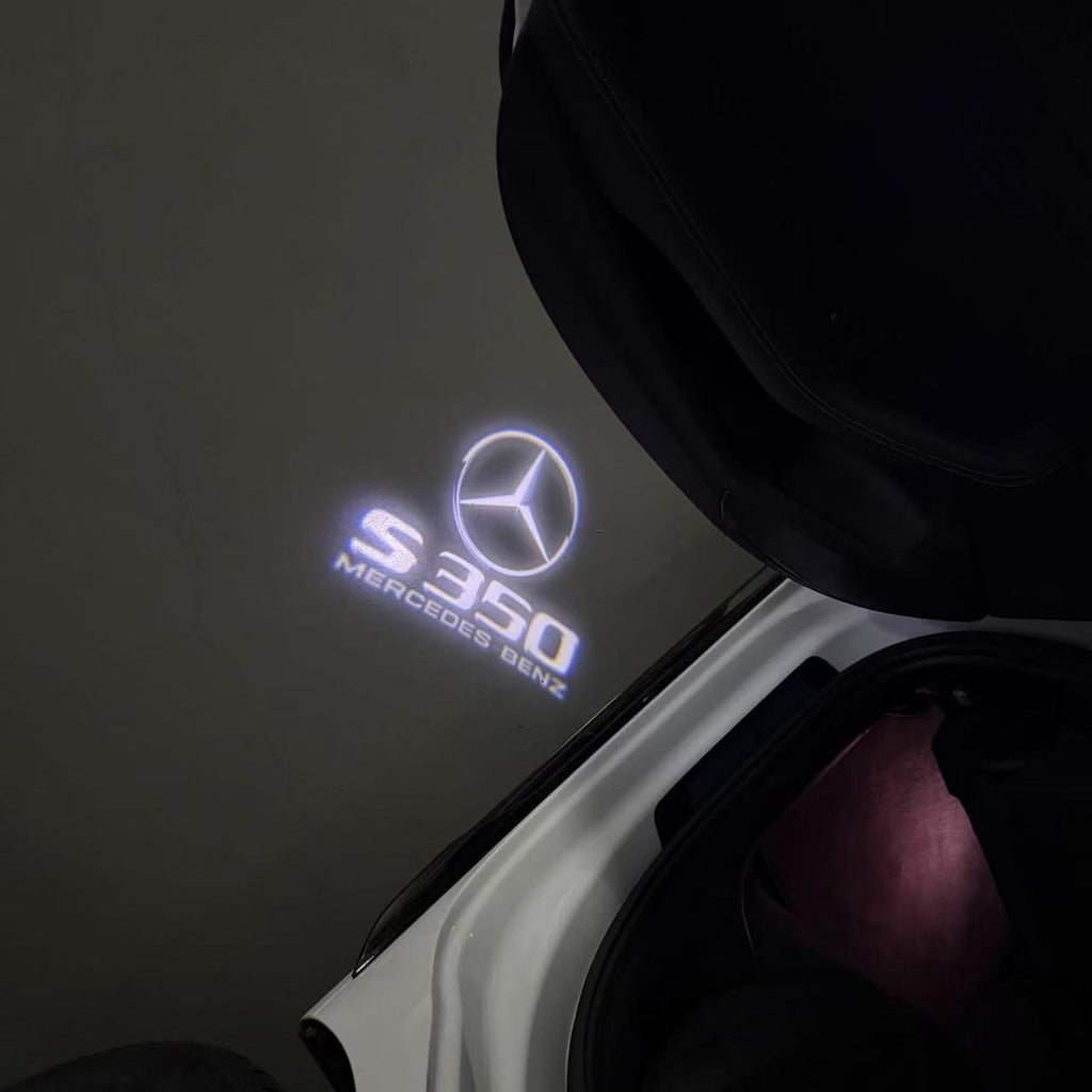 أضواء بروجكتور شعار MERCEDES BENZ رقم 03 (الكمية 1 = 1 مجموعة / 2 أضواء باب)