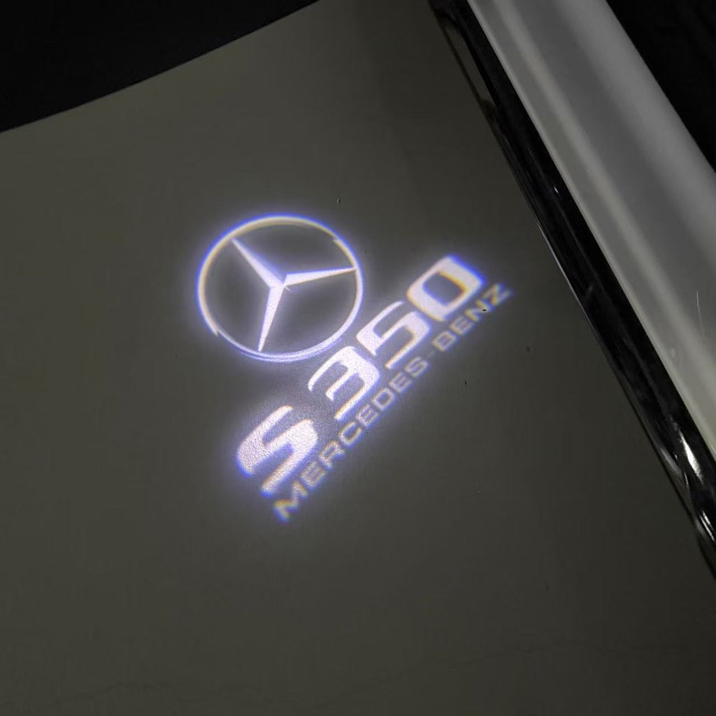 أضواء بروجكتور شعار MERCEDES BENZ رقم 03 (الكمية 1 = 1 مجموعة / 2 أضواء باب)