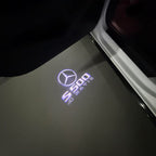 أضواء بروجكتور شعار MERCEDES BENZ رقم 03 (الكمية 1 = 1 مجموعة / 2 أضواء باب)