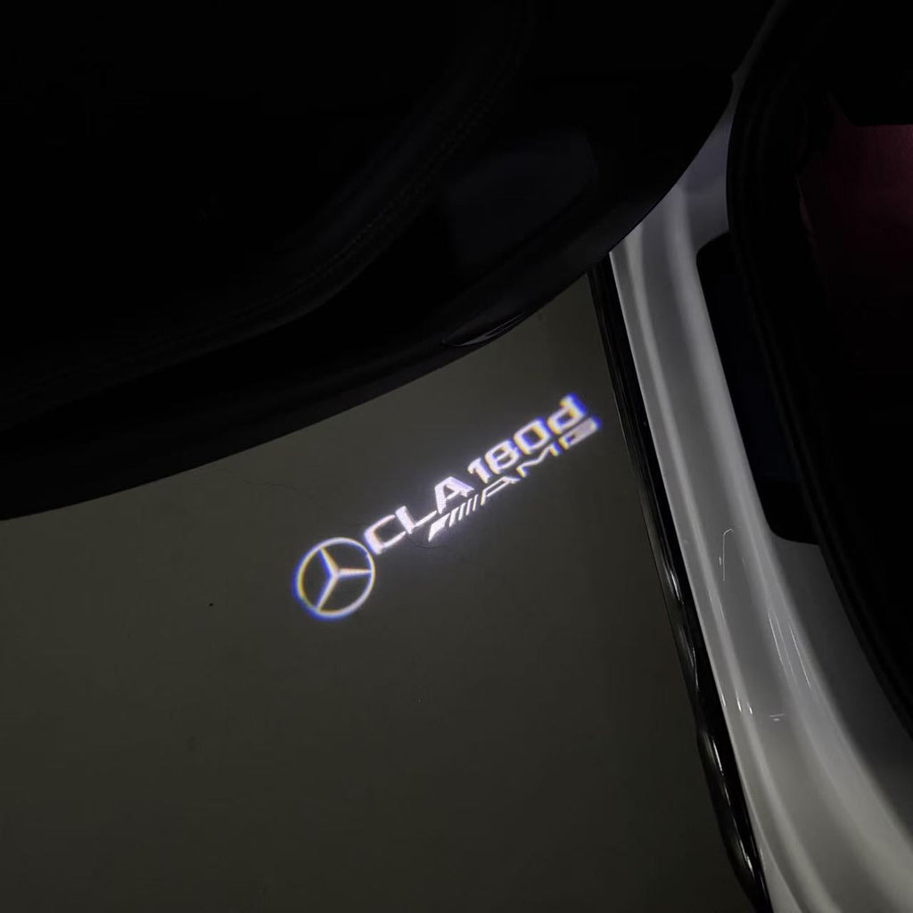 LUCI PROIETTORI LOGO MERCEDES BENZ Nr.03 (quantità 1 = 1 set / 2 luci porta)