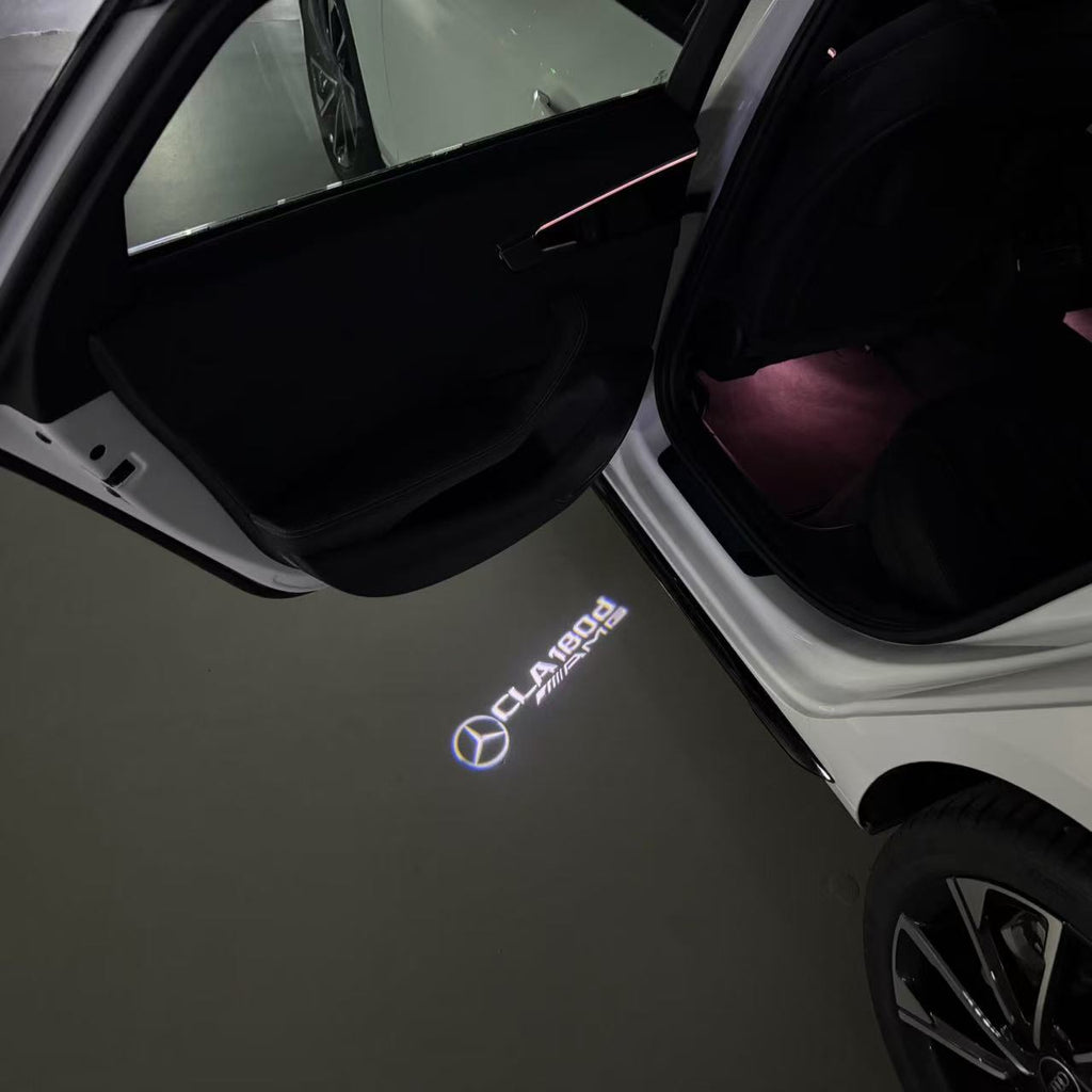 LUCI PROIETTORI LOGO MERCEDES BENZ Nr.03 (quantità 1 = 1 set / 2 luci porta)