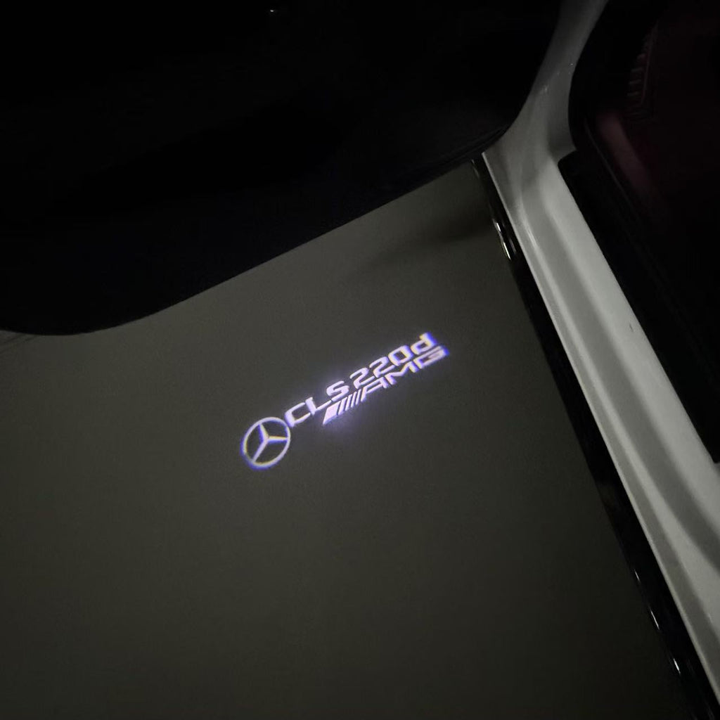 LUCI PROIETTORI LOGO MERCEDES BENZ Nr.03 (quantità 1 = 1 set / 2 luci porta)