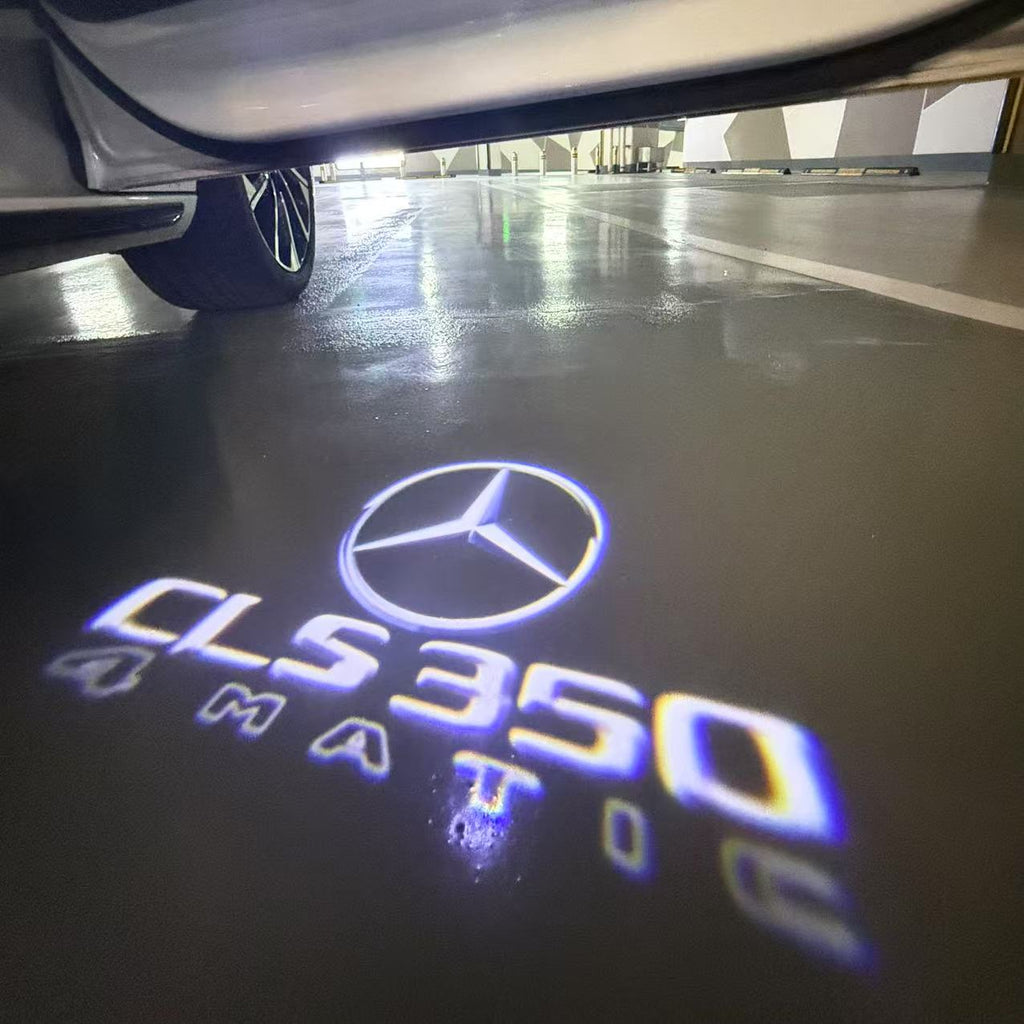 أضواء بروجكتور شعار MERCEDES BENZ رقم 03 (الكمية 1 = 1 مجموعة / 2 أضواء باب)