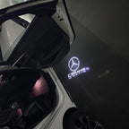 أضواء بروجكتور شعار MERCEDES BENZ رقم 03 (الكمية 1 = 1 مجموعة / 2 أضواء باب)