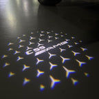 LUCI PROIETTORI LOGO MERCEDES BENZ Nr.03 (quantità 1 = 1 set / 2 luci porta)