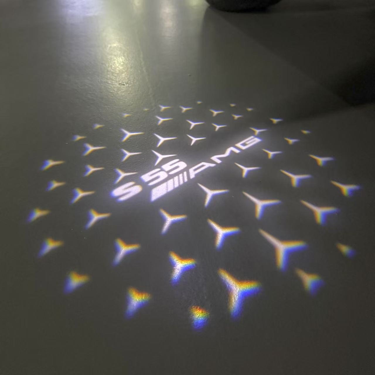 MERCEDES BENZ LOGO PROJECTOT LIGHTS Nr.03 (Menge 1 = 1 Sätze/2 Türleuchten)