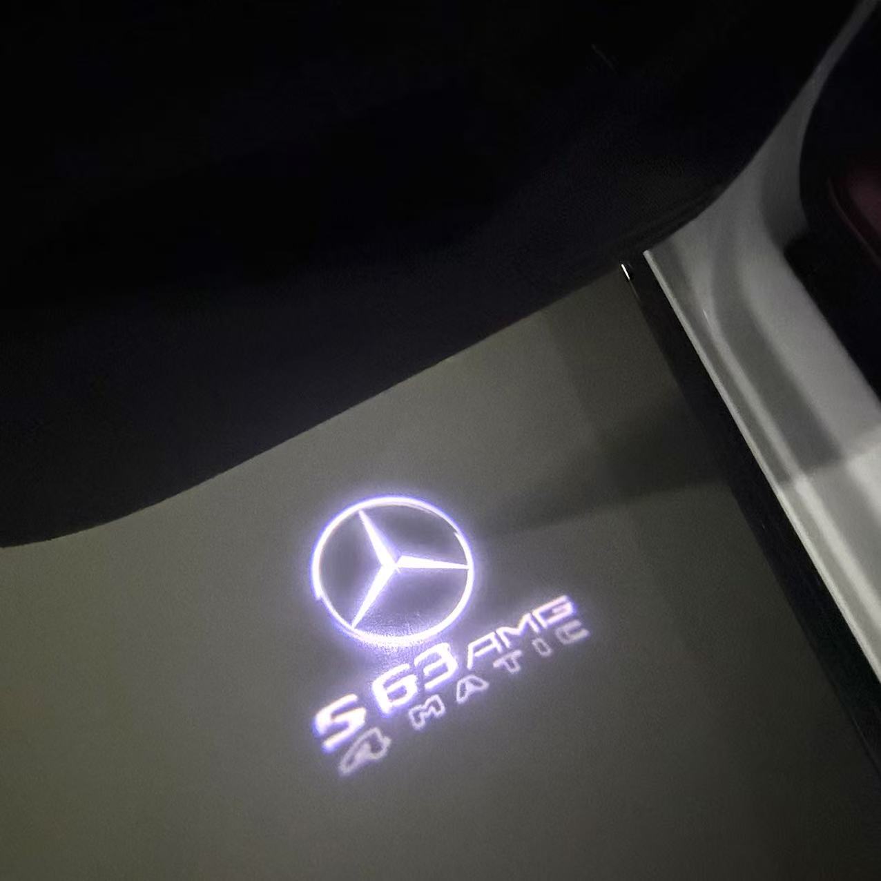MERCEDES BENZ LOGO PROJECTOT LIGHTS Nr.03 (Menge 1 = 1 Sätze/2 Türleuchten)