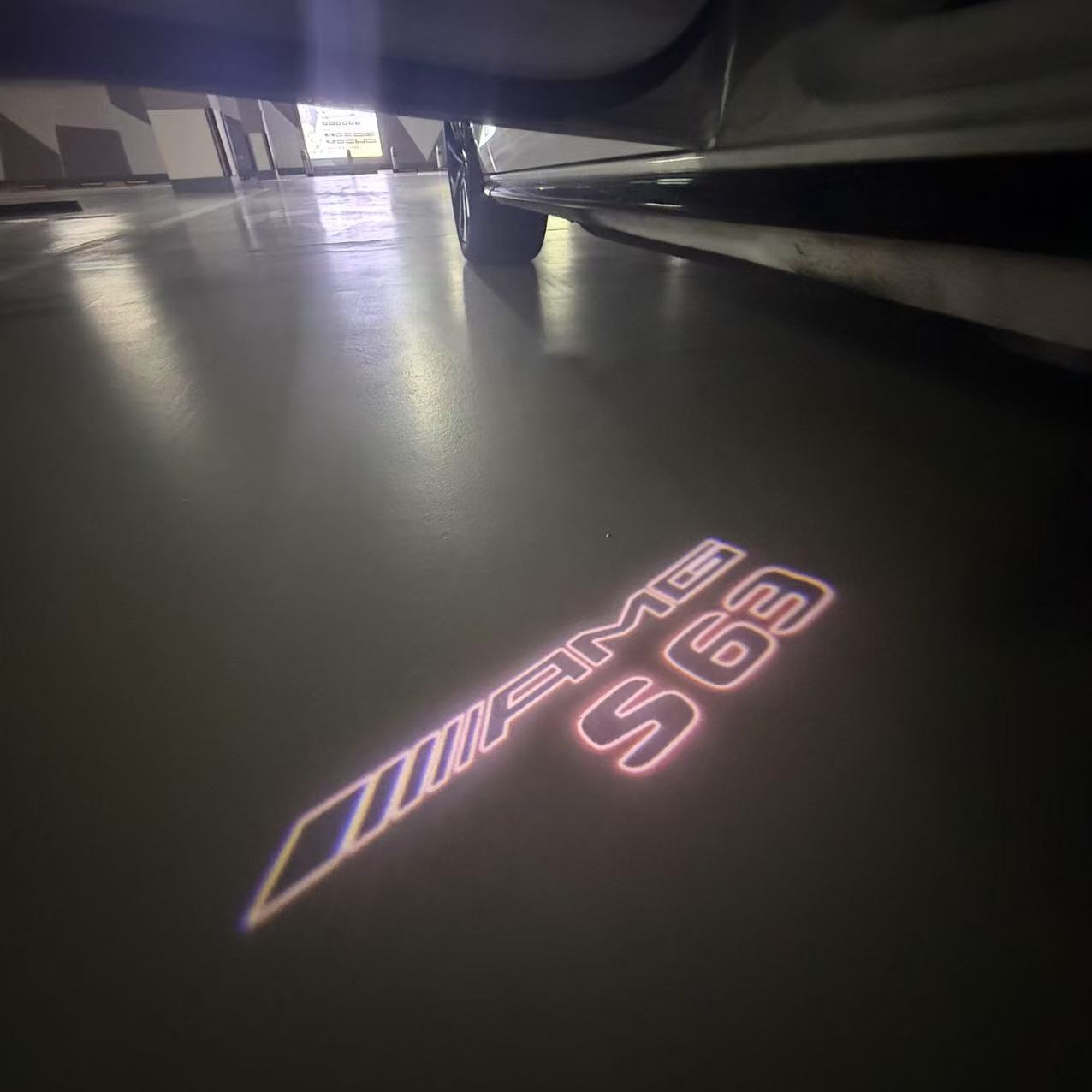 LUCI PROIETTORI LOGO MERCEDES BENZ Nr.03 (quantità 1 = 1 set / 2 luci porta)