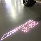 LUCI PROIETTORI LOGO MERCEDES BENZ Nr.03 (quantità 1 = 1 set / 2 luci porta)