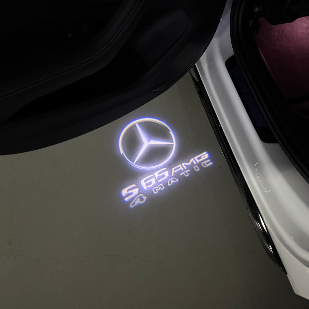 LUCI PROIETTORI LOGO MERCEDES BENZ Nr.03 (quantità 1 = 1 set / 2 luci porta)