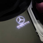 LUCI PROIETTORI LOGO MERCEDES BENZ Nr.03 (quantità 1 = 1 set / 2 luci porta)