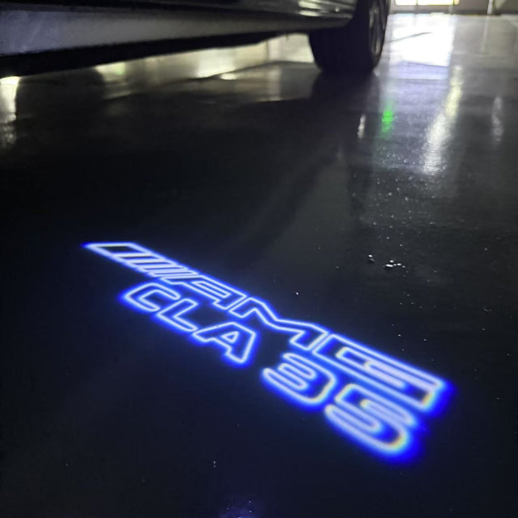 أضواء بروجكتور شعار MERCEDES BENZ رقم 03 (الكمية 1 = 1 مجموعة / 2 أضواء باب)