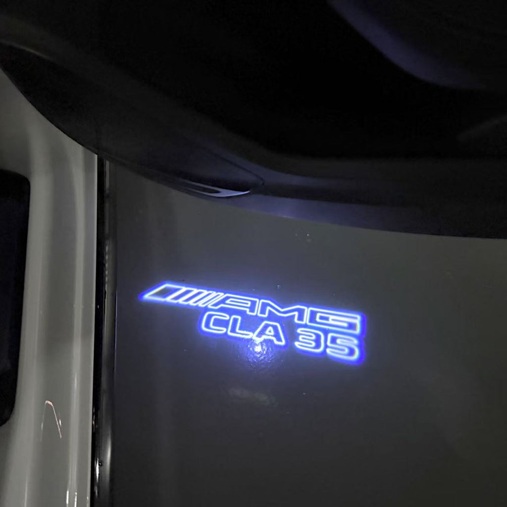 أضواء بروجكتور شعار MERCEDES BENZ رقم 03 (الكمية 1 = 1 مجموعة / 2 أضواء باب)