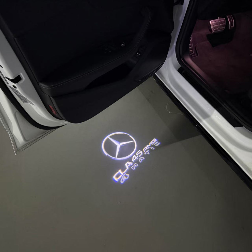 MERCEDES BENZ LOGO PROJECTOT LIGHTS Nr.03 (cantidad 1 = 1 juego/2 luces de puerta)