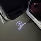 MERCEDES BENZ LOGO PROJECTOT LIGHTS Nr.03 (cantidad 1 = 1 juego/2 luces de puerta)