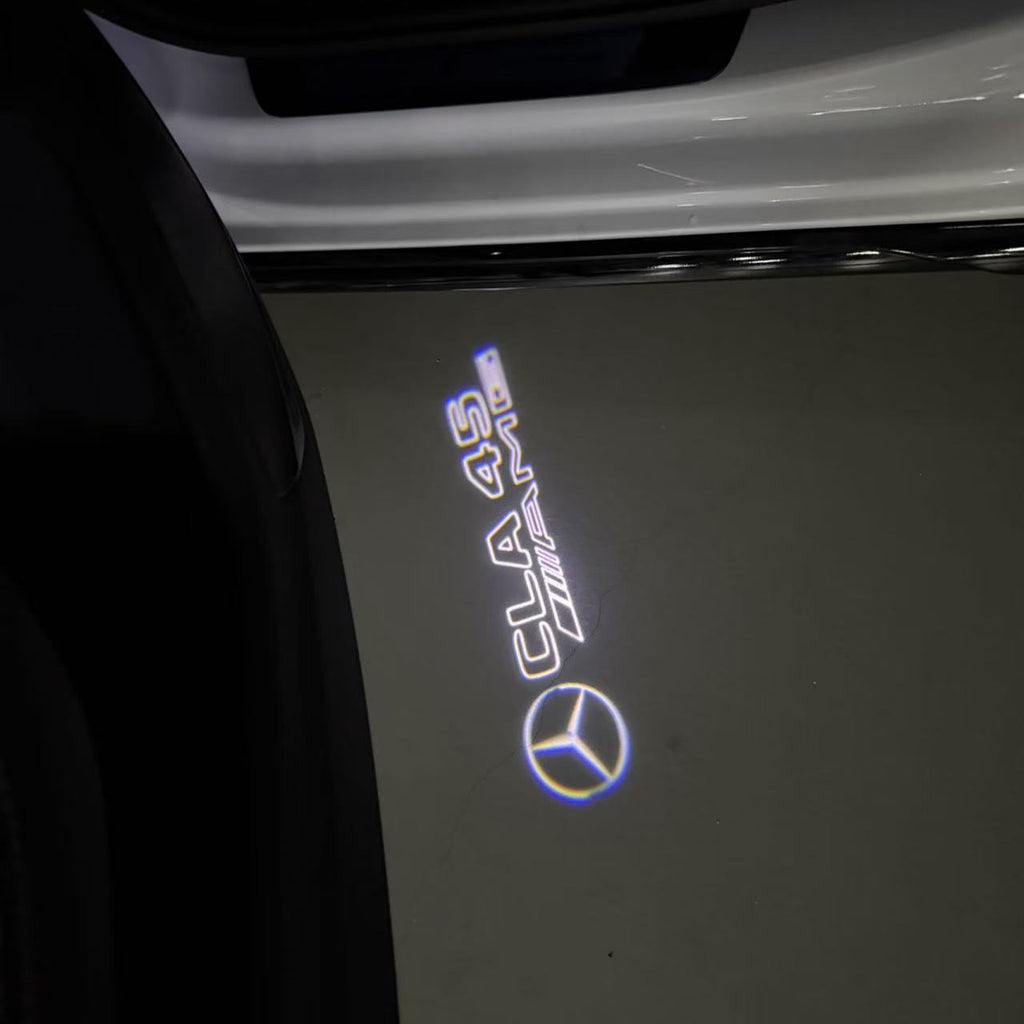 أضواء بروجكتور شعار MERCEDES BENZ رقم 03 (الكمية 1 = 1 مجموعة / 2 أضواء باب)