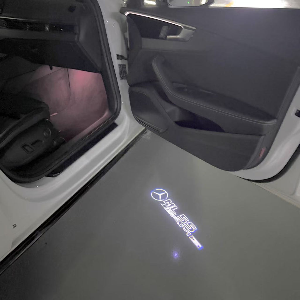 أضواء بروجكتور شعار MERCEDES BENZ رقم 03 (الكمية 1 = 1 مجموعة / 2 أضواء باب)