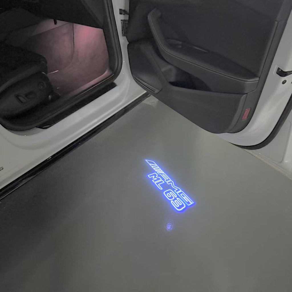 LUCI PROIETTORI LOGO MERCEDES BENZ Nr.03 (quantità 1 = 1 set / 2 luci porta)