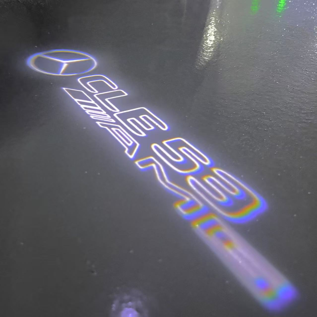 MERCEDES BENZ LOGO PROJECTOT LIGHTS Nr.03 (Menge 1 = 1 Sätze/2 Türleuchten)