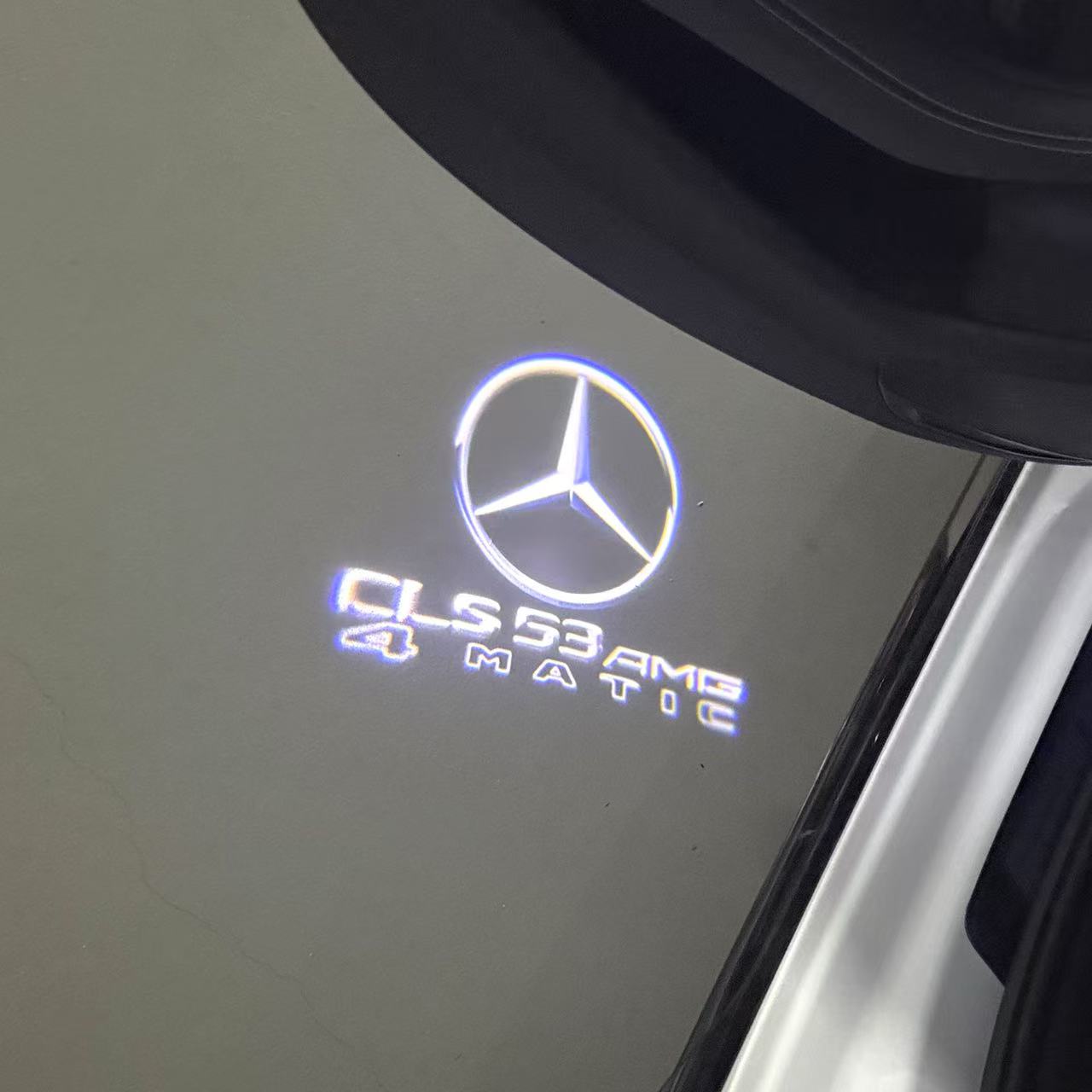 أضواء بروجكتور شعار MERCEDES BENZ رقم 03 (الكمية 1 = 1 مجموعة / 2 أضواء باب)