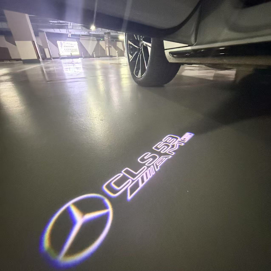 أضواء بروجكتور شعار MERCEDES BENZ رقم 03 (الكمية 1 = 1 مجموعة / 2 أضواء باب)