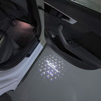 أضواء بروجكتور شعار MERCEDES BENZ رقم 03 (الكمية 1 = 1 مجموعة / 2 أضواء باب)
