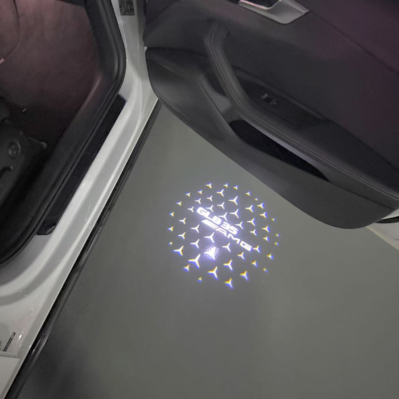 MERCEDES BENZ LOGO PROJECTOT LIGHTS Nr.03 (Menge 1 = 1 Sätze/2 Türleuchten)