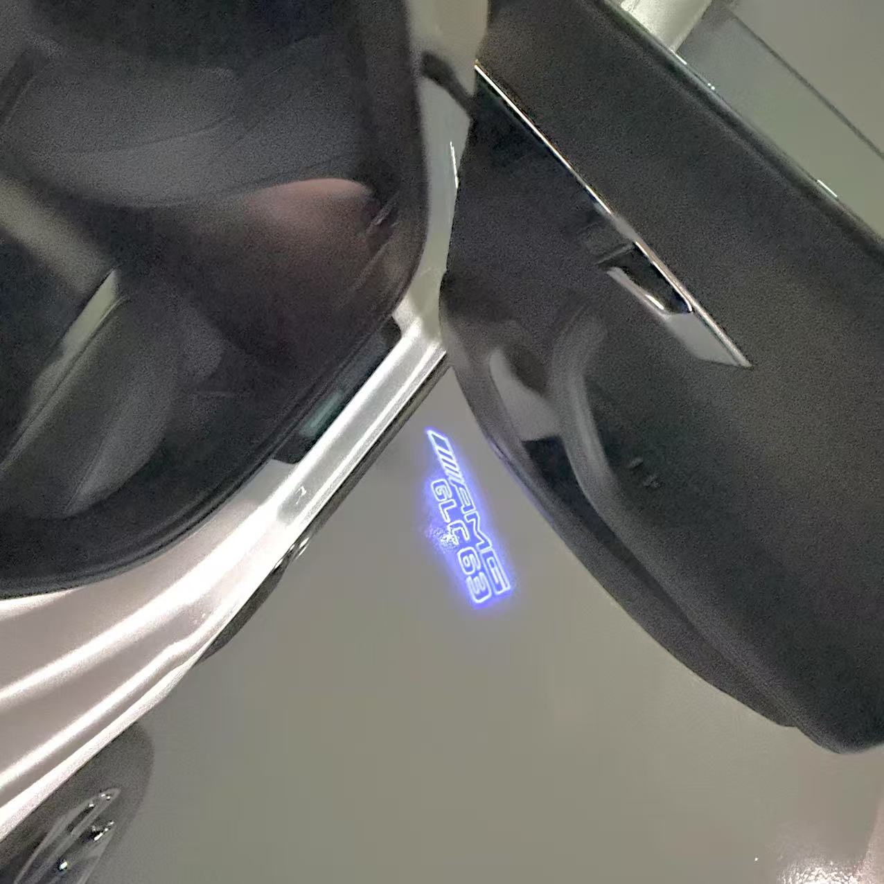 أضواء بروجكتور شعار MERCEDES BENZ رقم 03 (الكمية 1 = 1 مجموعة / 2 أضواء باب)