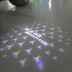 LUCI PROIETTORI LOGO MERCEDES BENZ Nr.03 (quantità 1 = 1 set / 2 luci porta)