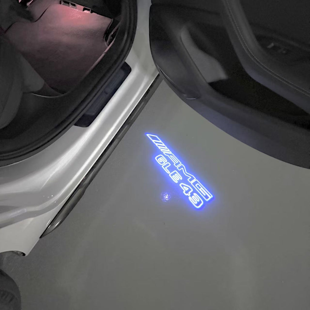 LUCI PROIETTORI LOGO MERCEDES BENZ Nr.03 (quantità 1 = 1 set / 2 luci porta)