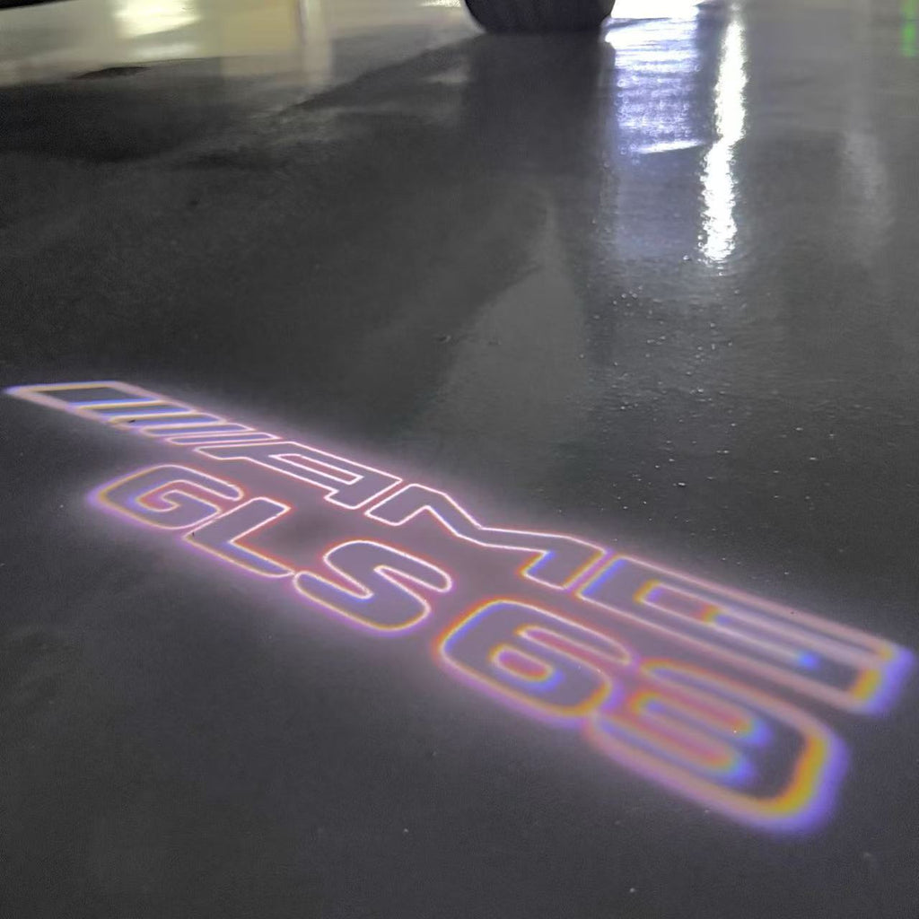 أضواء بروجكتور شعار MERCEDES BENZ رقم 03 (الكمية 1 = 1 مجموعة / 2 أضواء باب)
