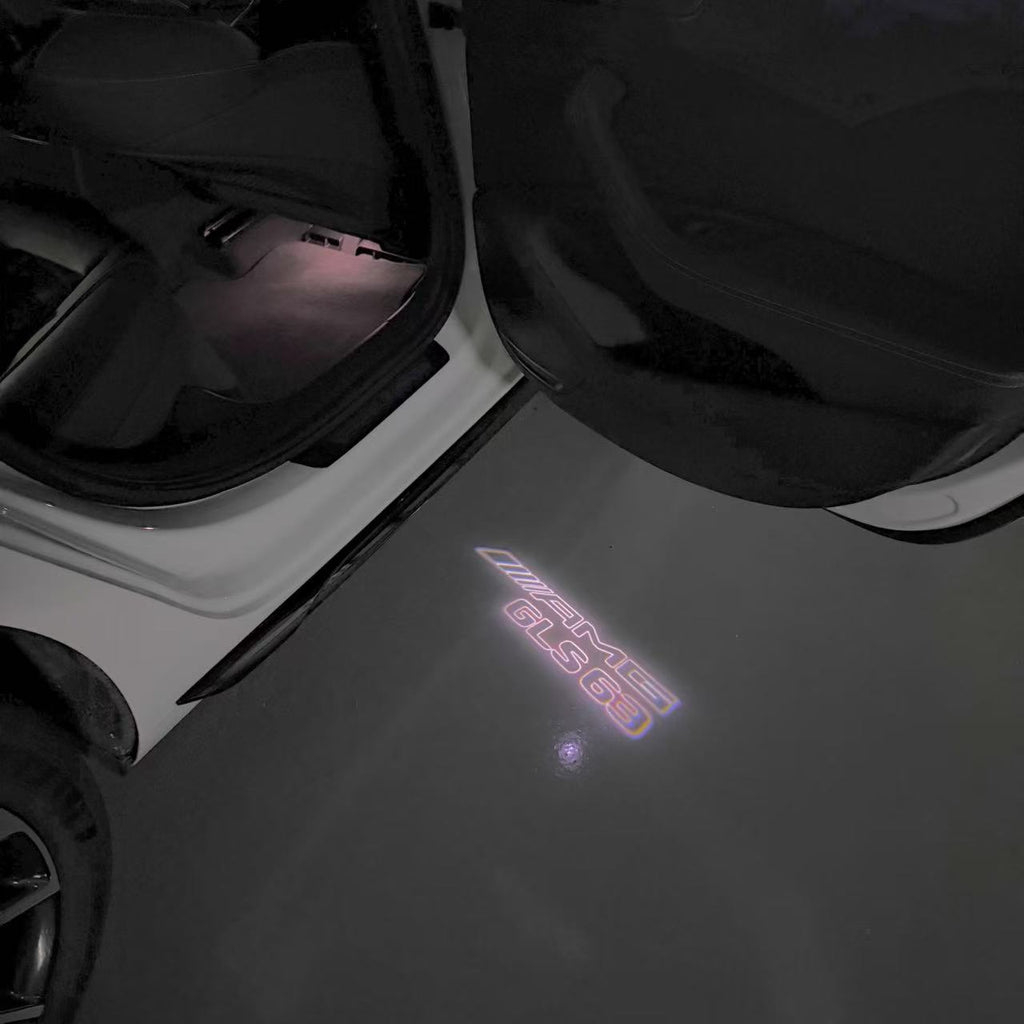 أضواء بروجكتور شعار MERCEDES BENZ رقم 03 (الكمية 1 = 1 مجموعة / 2 أضواء باب)