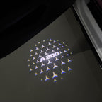 LUCI PROIETTORI LOGO MERCEDES BENZ Nr.03 (quantità 1 = 1 set / 2 luci porta)