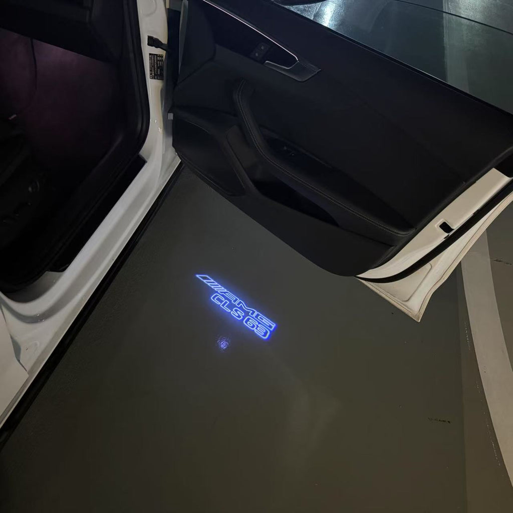 LUCI PROIETTORI LOGO MERCEDES BENZ Nr.03 (quantità 1 = 1 set / 2 luci porta)