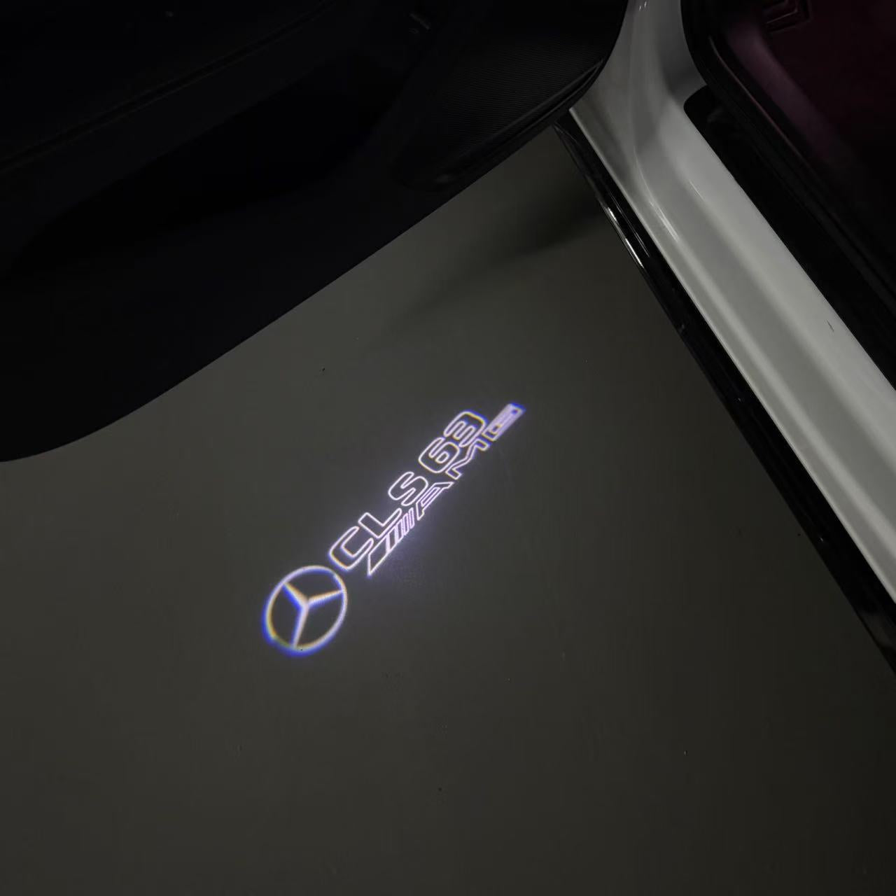 LUCI PROIETTORI LOGO MERCEDES BENZ Nr.03 (quantità 1 = 1 set / 2 luci porta)