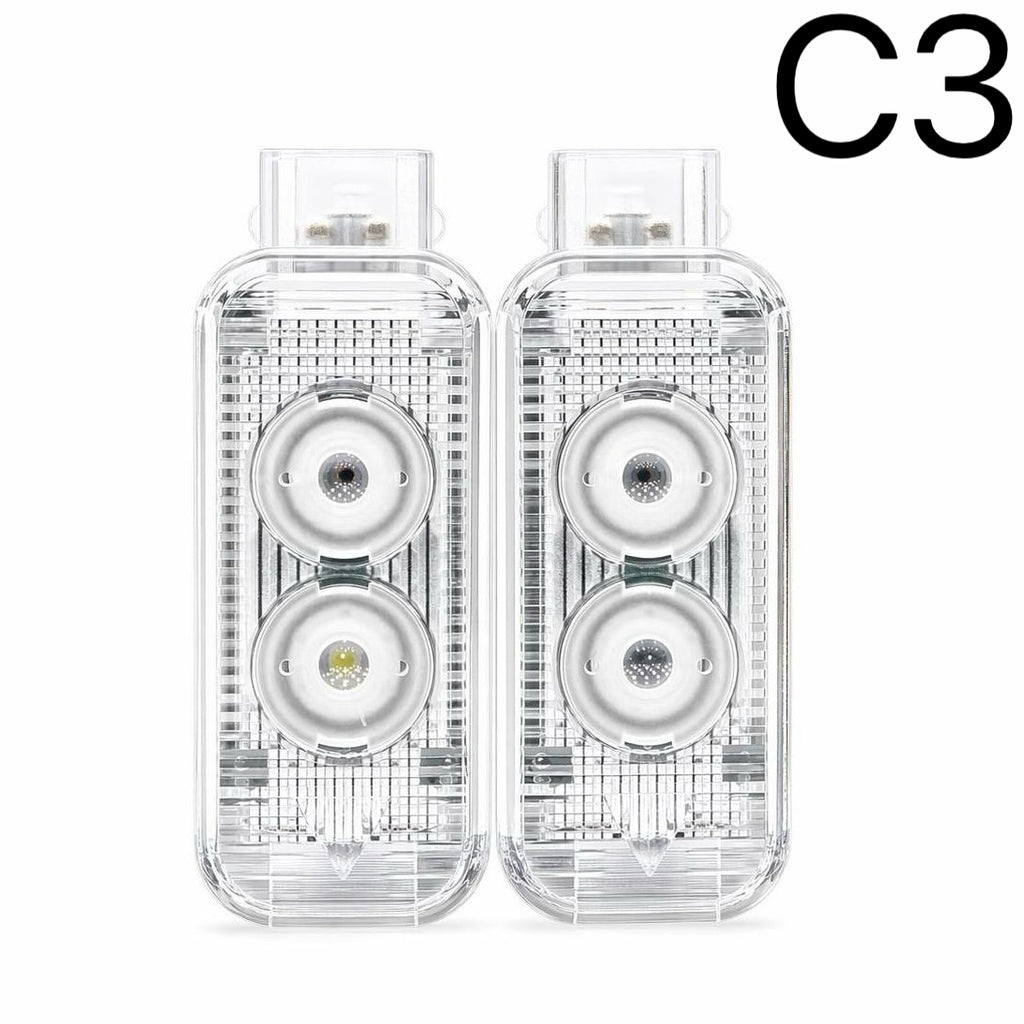 AUDI LOGO PROJECTOR LIGHTS Nr.137 (Menge 1 = 2 Logo Films / 2 Türlichter)