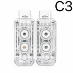 AUDI LOGO PROJECTOR LIGHTS Nr.137 (Menge 1 = 2 Logo Films / 2 Türlichter)