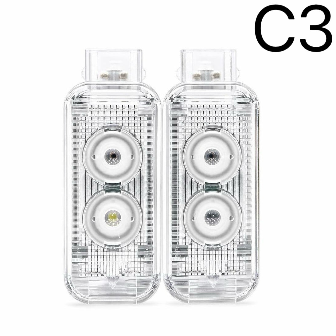 AUDI LOGO PROJECTOR LIGHTS Nr.137 (Menge 1 = 2 Logo Films / 2 Türlichter)