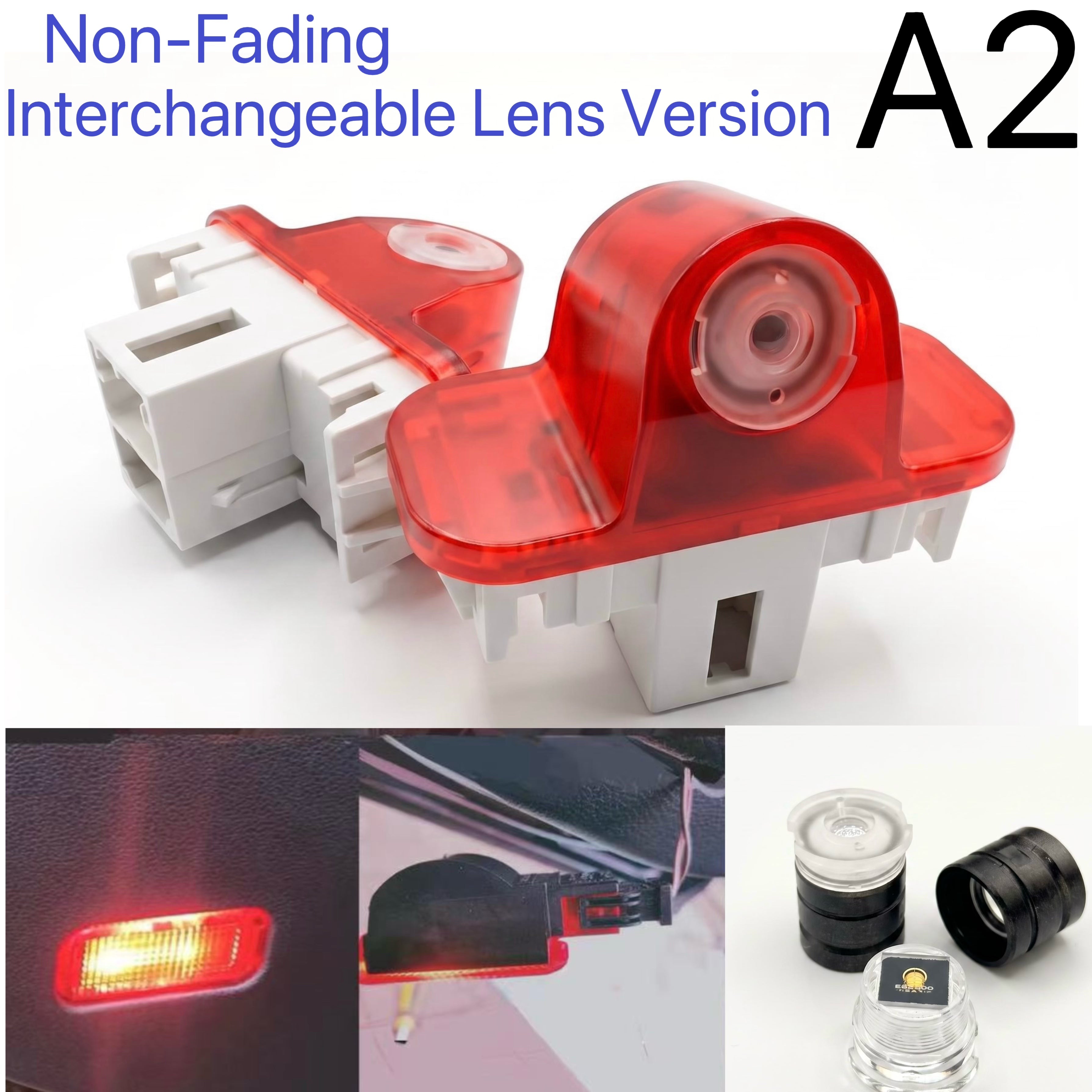 سكودا LOGO PROJECTOR LIGHTS Nr.81 (الكمية 1 = 2 شعار فيلم / 2 باب)