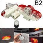 SKODA LOGO PROJECTOR LIGHTS Nr.39 (الكمية 1 = 2 شعار فيلم / 2 مصباح باب)