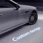 Customized images for auto side mirror projector LED