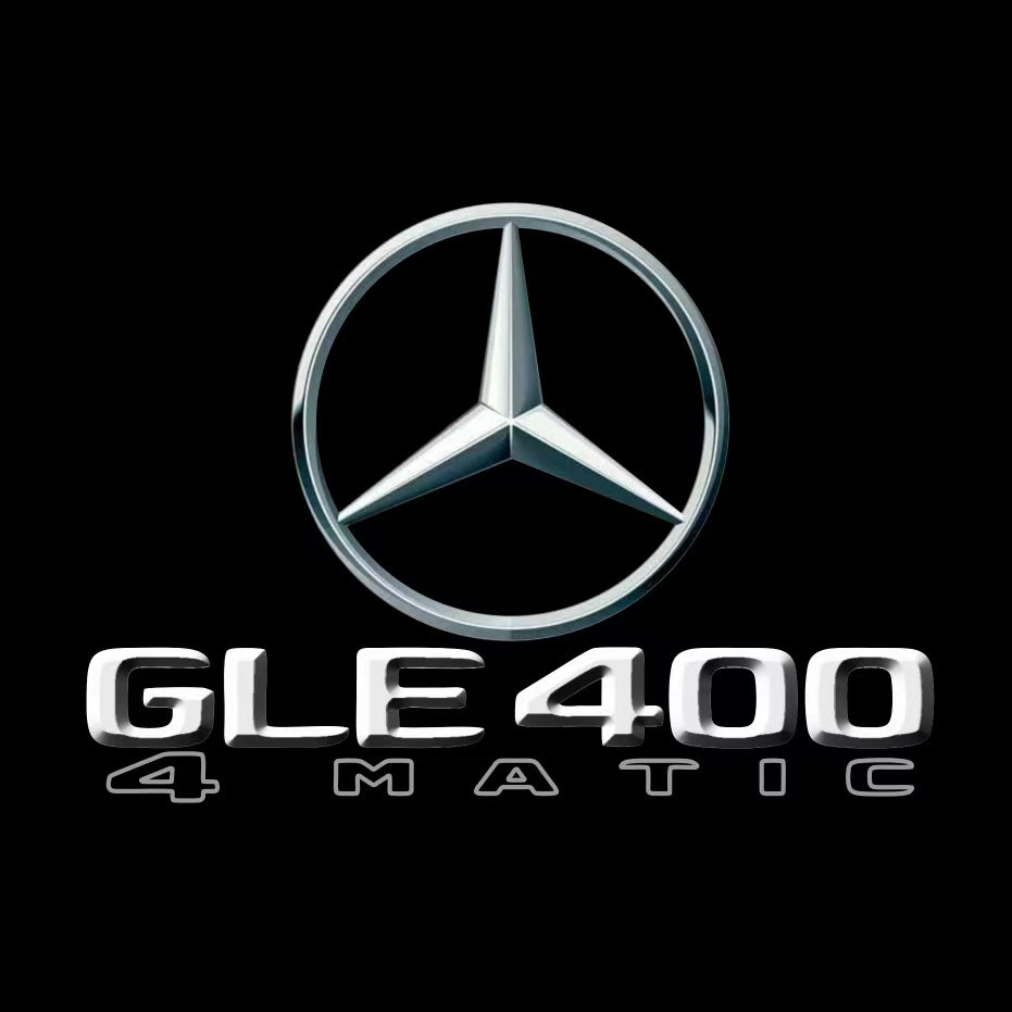 أضواء بروجكتور شعار MERCEDES BENZ رقم 03 (الكمية 1 = 1 مجموعة / 2 أضواء باب)