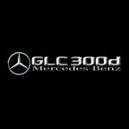 أضواء بروجكتور شعار MERCEDES BENZ رقم 03 (الكمية 1 = 1 مجموعة / 2 أضواء باب)