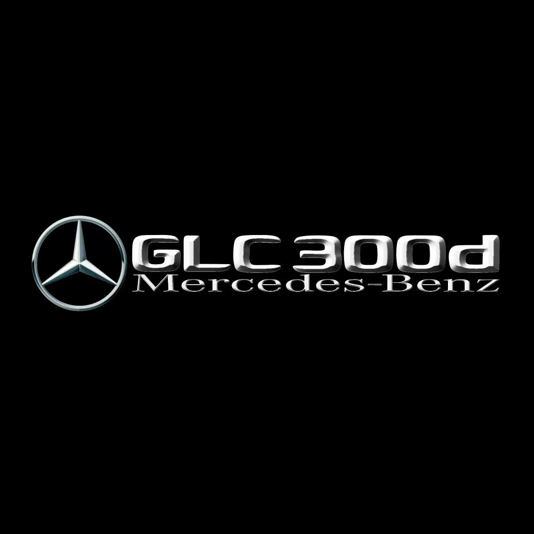 أضواء بروجكتور شعار MERCEDES BENZ رقم 03 (الكمية 1 = 1 مجموعة / 2 أضواء باب)