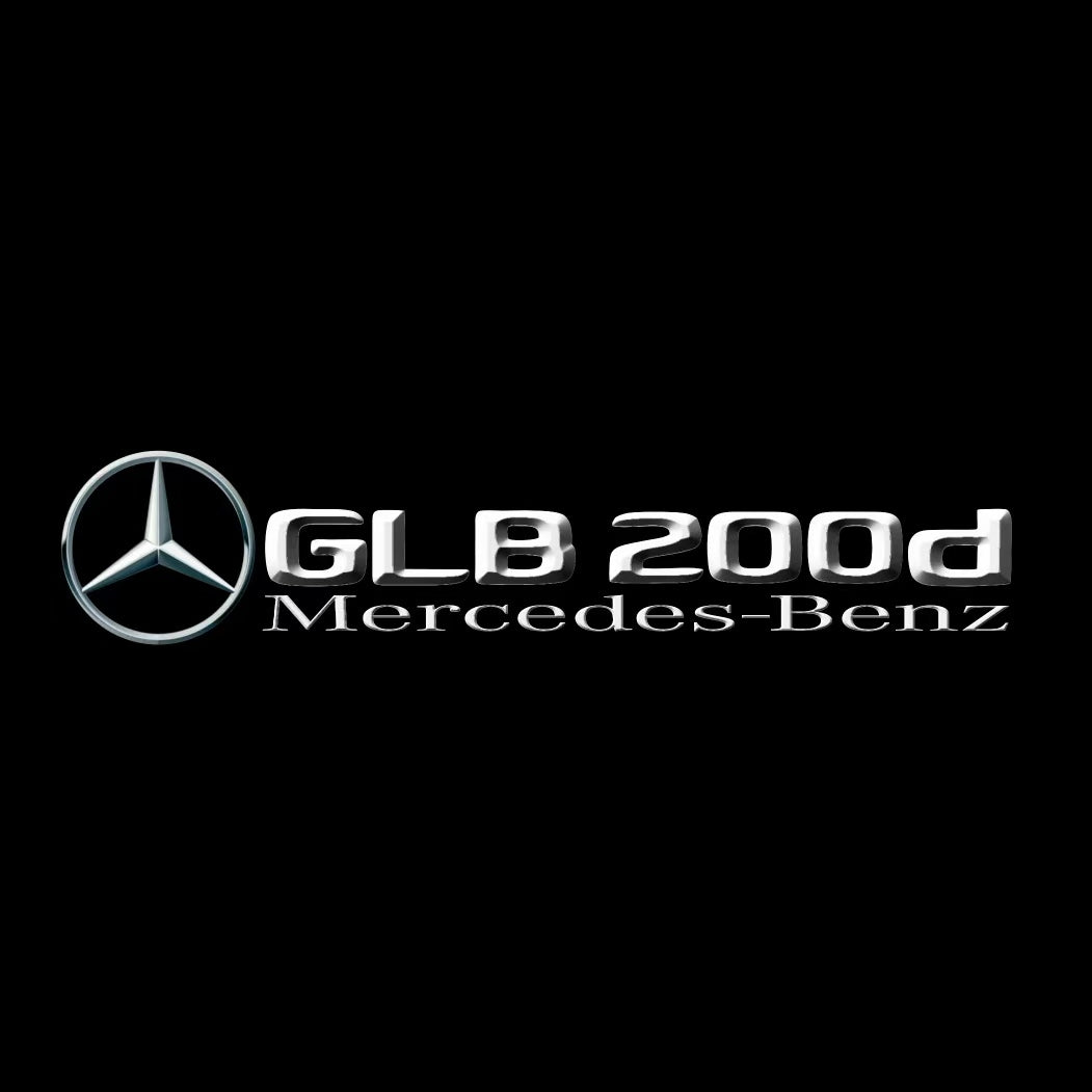 أضواء بروجكتور شعار MERCEDES BENZ رقم 03 (الكمية 1 = 1 مجموعة / 2 أضواء باب)