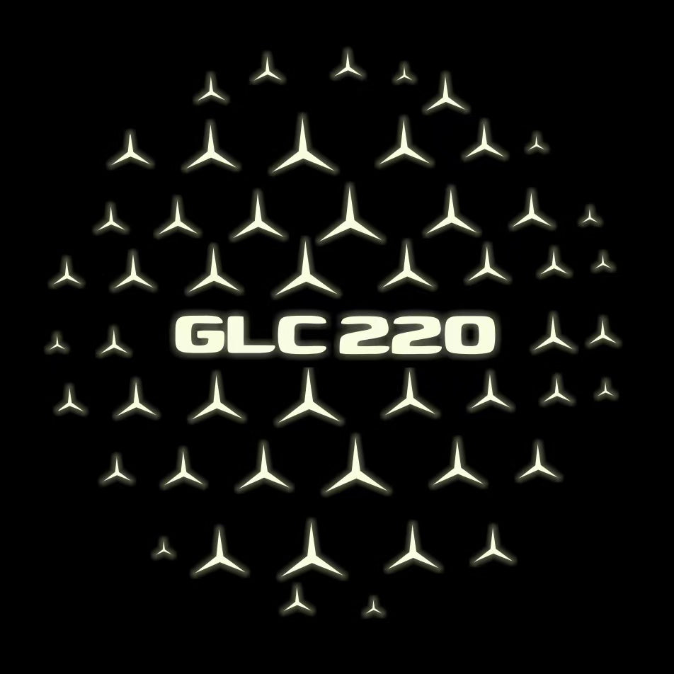 LUCI PROIETTORI LOGO MERCEDES BENZ Nr.03 (quantità 1 = 1 set / 2 luci porta)