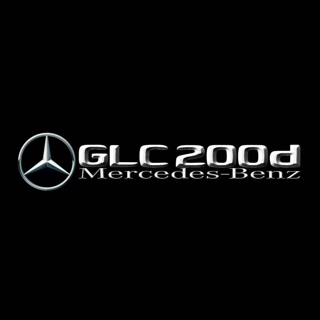 أضواء بروجكتور شعار MERCEDES BENZ رقم 03 (الكمية 1 = 1 مجموعة / 2 أضواء باب)